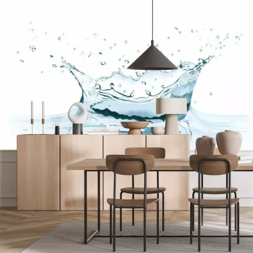 Sticker Waterspatten na vallende druppels