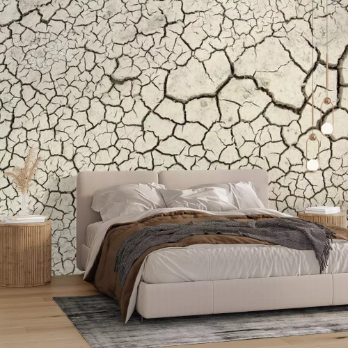 Fotobehang Droge grond