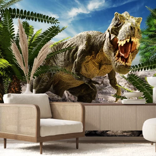 Fotobehang Gevaarlijke T-Rex