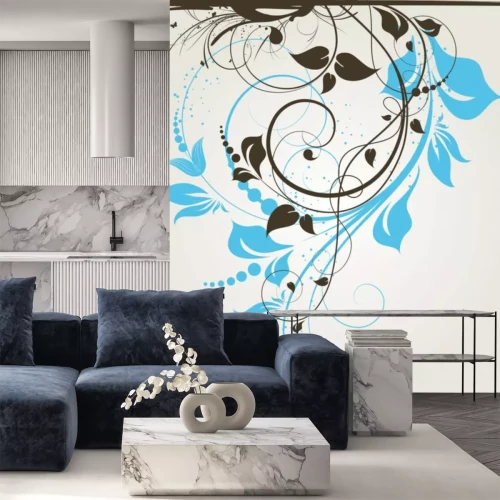 Sticker abstracte appeltje achtergrond