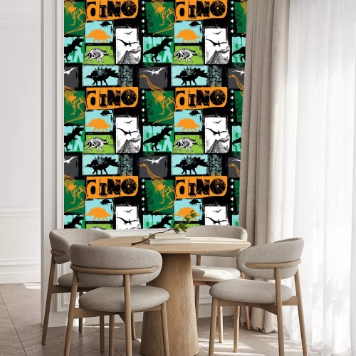 Behang De wereld van dinosaurussen