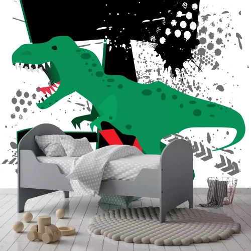 Fotobehang Groene T-Rex