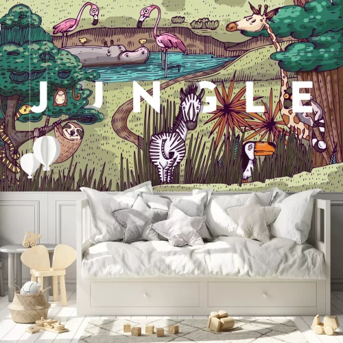 Fotobehang Wild leven in de jungle