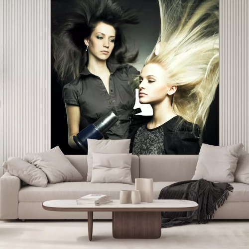 Fotobehang Vrouw in een schoonheidssalon