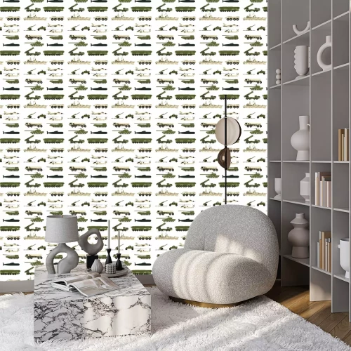 Behang Gevechtsvoertuigen