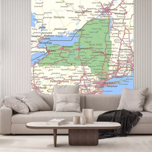 Sticker New York-VS-Staten-VectorMap-A