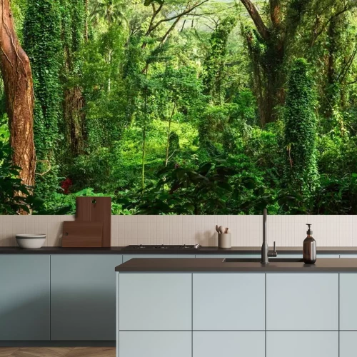 Fotobehang Panorama van de jungle