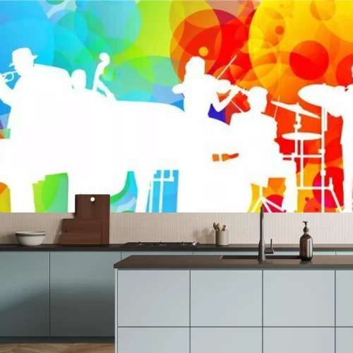 Sticker musicisti, musica, concerto, festa