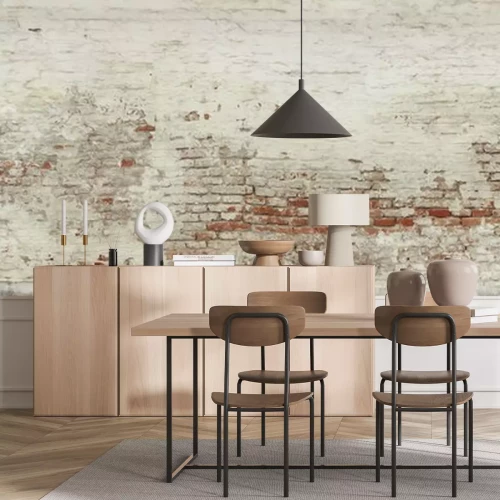 Fotobehang Oude bakstenen achtergrond