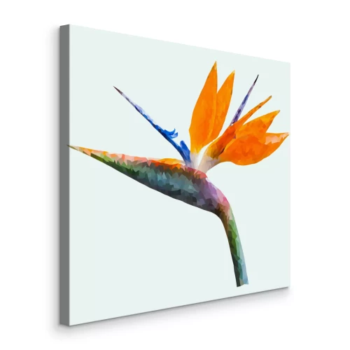 Canvas Paradijsvogelbloem