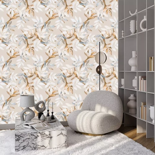 Behang Laat naadloze patroon. Hand getrokken achtergrond.