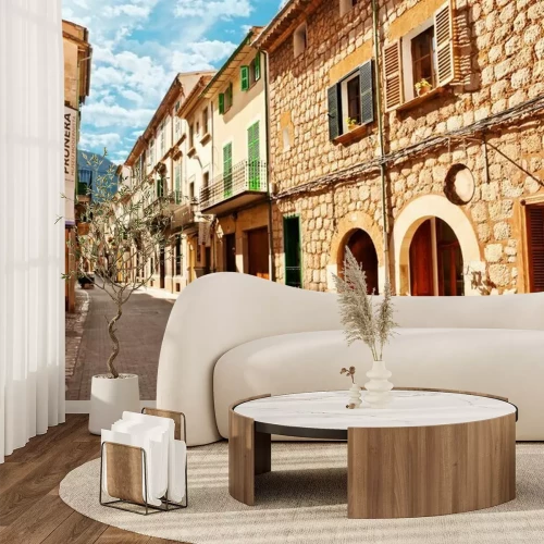 Fotobehang Mallorca dorp