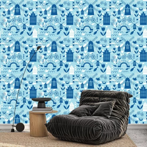 Behang Holland patroon