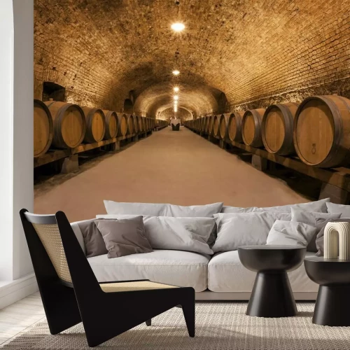 Fotobehang Wijnkelder