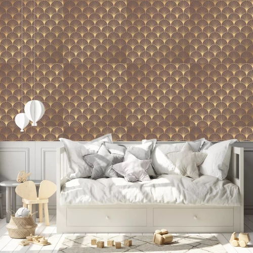 Behang Art Deco Pattern