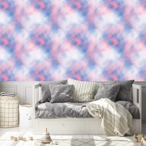 Behang Seamless sunset sky tile