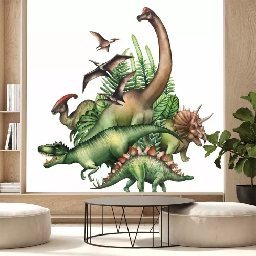 Sticker Dinosaurussen van verschillende soorten