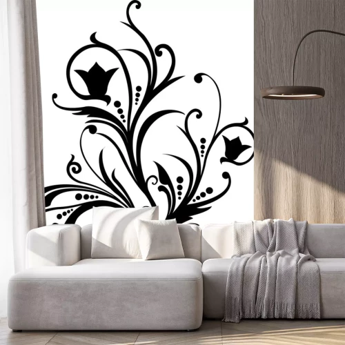 Sticker boekrol, cartouche, decor