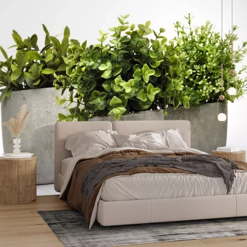 Sticker Pot green plants in and pots