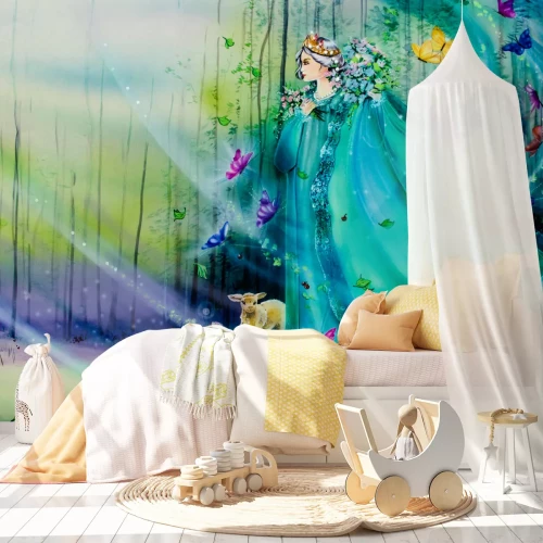 Fotobehang Meesteres van het bos