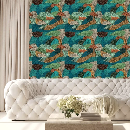 Behang Abstract naadloos patroon. Grunge ontwerp