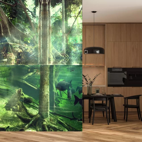 Fotobehang Jungle onder water