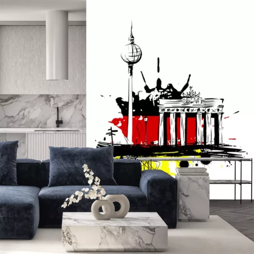 Sticker Berlin Allemagne monumenten