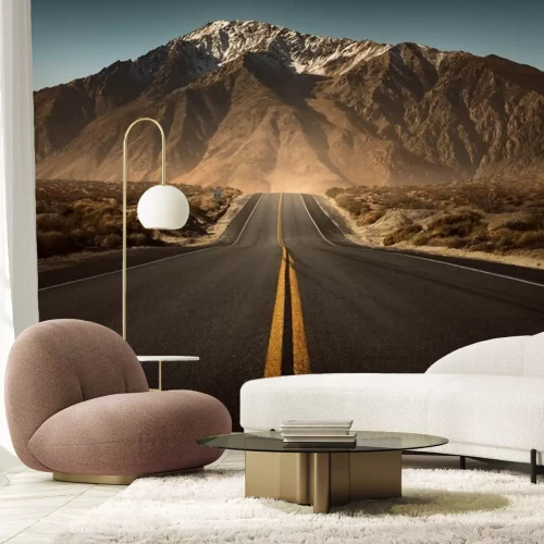 Fotobehang Snelweg midden in nergens