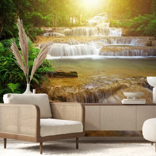 Fotobehang Mae Kae Waterfall