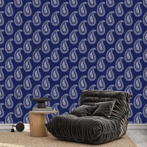 Behang Paisley muurpatroon