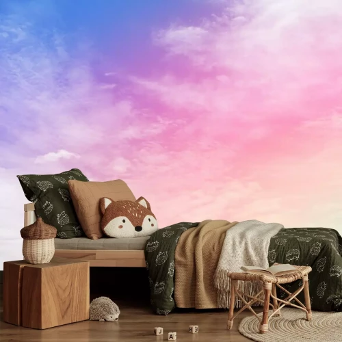 Fotobehang Pastelkleurige lucht