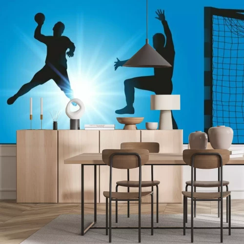 Fotobehang Handbal wedstrijd