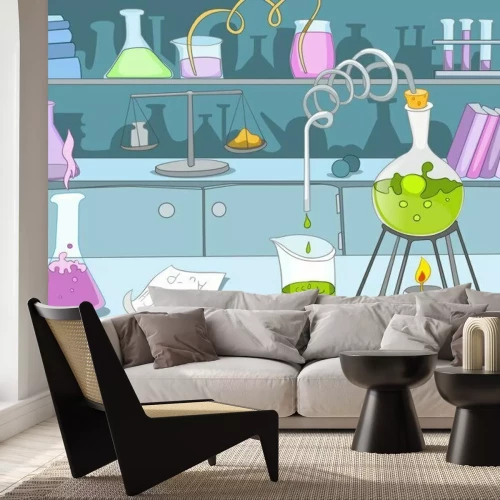 Fotobehang Chemisch laboratorium