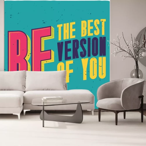 Sticker Motiverende poster. Inspirerende citaat ontwerp.