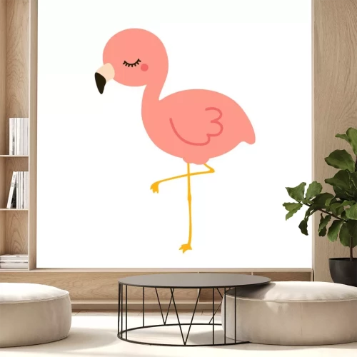 Sticker flamingo kind