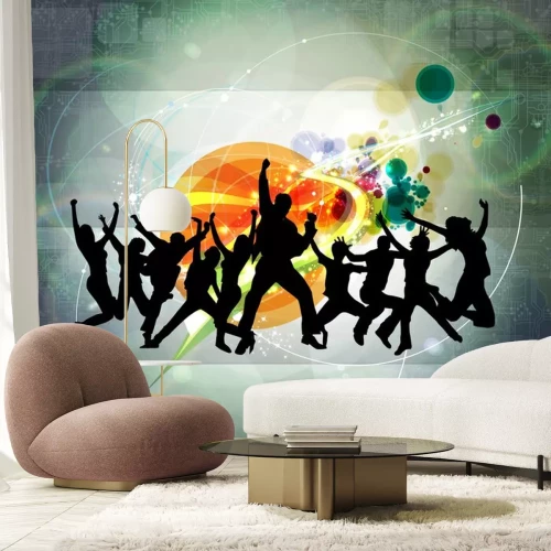 Sticker Dansende mensen