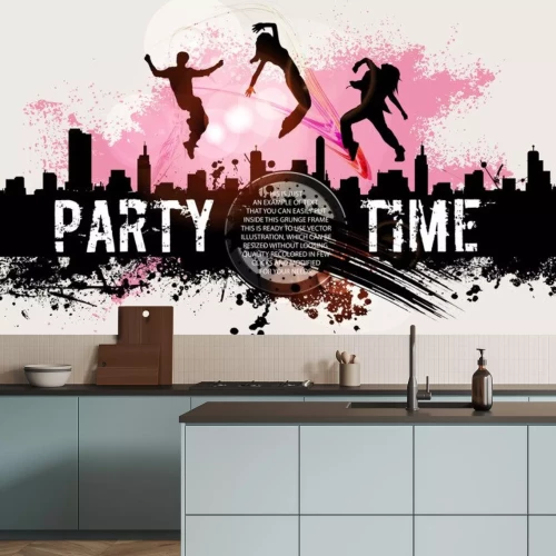 Sticker Partij achtergrond