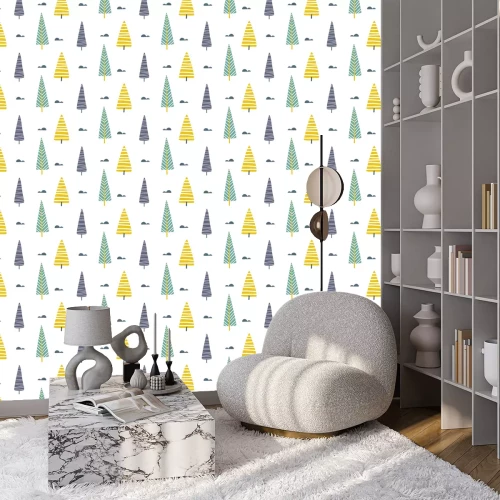 Behang Bos in Scandinavische stijl