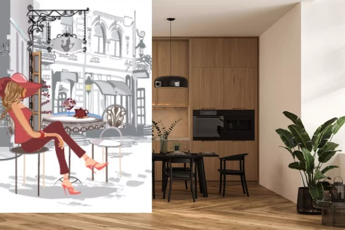 Visualisatie van het product