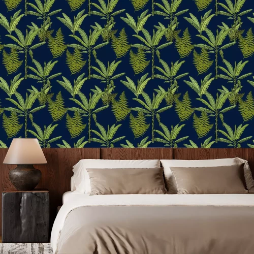 Behang In de jungle van de tropen