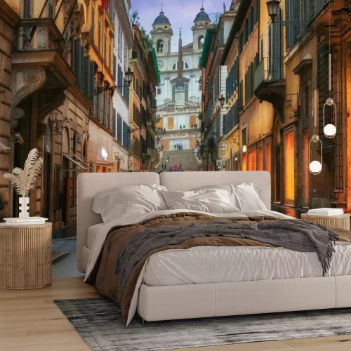 Fotobehang Nachtleven in Rome