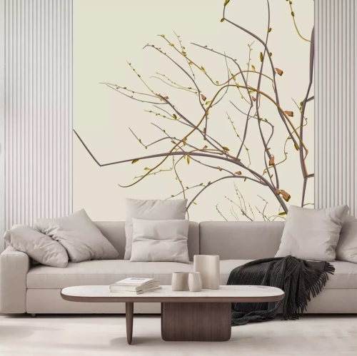 Sticker herfst dode takken