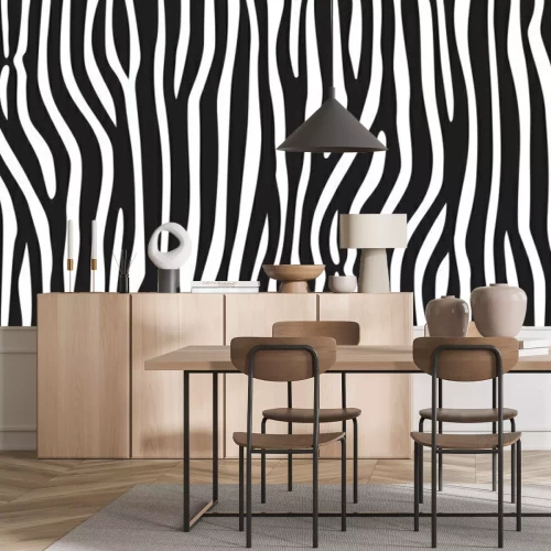 Sticker Zebra streeppatroon