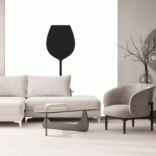 Sticker Wijn pictogram. Vector.