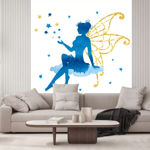 Sticker Groen pastel naaldbos