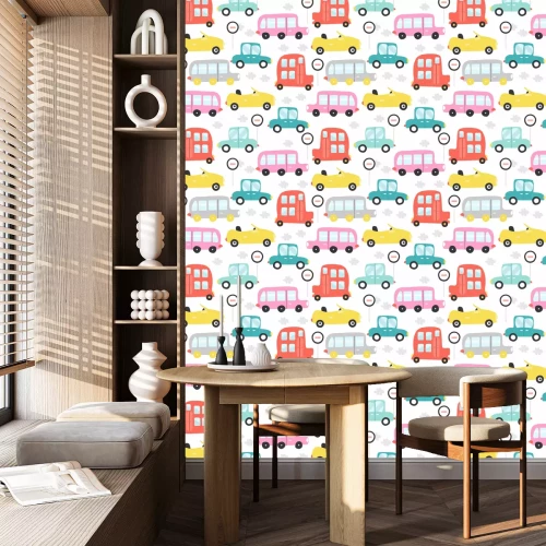 Behang Vector hand getrokken illustratie.