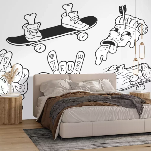 Sticker Strange Skater Stickers