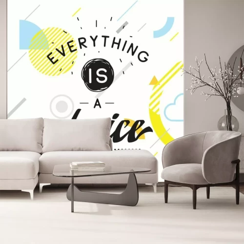 Sticker Typografie voor t-shirt- of sweatshirtafdrukken en borduurwerk. Afdrukken voor tee. Inspirerend citaat, motivatie.