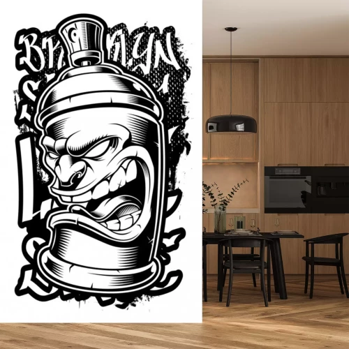 Sticker Graffiti spuitbus