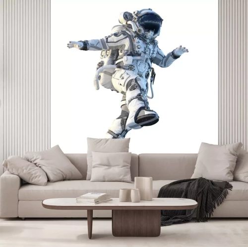 Sticker Ruimtepak astronaut gedetailleerde realistische afbeeldingen